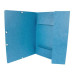 CARTELLINA A 3 LEMBI CON ELASTICO 24,3X32 CM CARTONCINO MANILLA 375 G/M² BLU