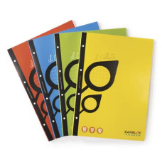 BLOCCO COLLATO RAMBLOC RINFORZATO 21X29,7 CM 40 FF 80 G  CONF. 4 PZ 