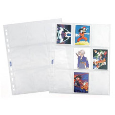 BUSTE A FORATURA UNIVERSALE FAVORIT PORTA FIGURINE LISCIA SUPERIOR 6,5X9 CM (X9 TASCHE) CONF. 10 PZ