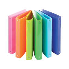 RACCOGLITORE A 4 ANELLI FLUO PPL A4 D.30 MM