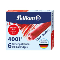 Pelikan 4001 tp/6 - rosso brillante