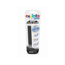 CARIOCA REFILLS OOPS PER PENNA CANCELLABILE CONF.3 CARTUCCIE NERO