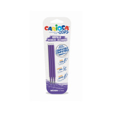CARIOCA REFILLS OOPS PER PENNA CANCELLABILE CONF.3 CARTUCCIE VIOLA