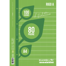 RAMBLOC RICAMBIO DIDATTICO - A - CF. 40FG - A4 - 100 GR. RAMBLOC RICAMBIO DIDATTICO - A - CF. 40FG - A4 - 100 GR.