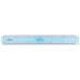 TRIPLO DECIMETRO ARDA TECNOSCHOOL TERMORESISTENTE AZZURRO TRASPARENTE 30 CM
