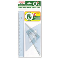 ARDA SET DISEGNO 3 PEZZI PER MANCINI CON 2 SQUADRE E RIGHELLO