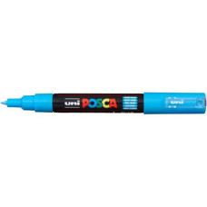 MARCATORE A TEMPERA POSCA UNI-BALL PUNTA TONDA 0,7 MM AZZURRO