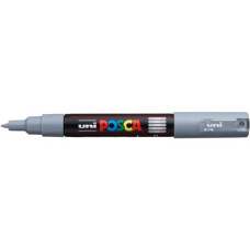 MARCATORE A TEMPERA POSCA UNI-BALL PUNTA TONDA 0,7 MM GRIGIO