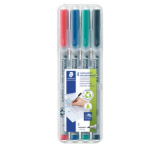 PENNA A PUNTA SINTETICA STAEDTLER LUMOCOLOR® NON-PERMANENTE 316 F 0,6 MM ASSORTITI CONF. 4 PZ