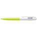 SCHNEIDER TAKE 4 PENNA 4 COLORI A SCATTO GIALLO SCHNEIDER TAKE 4 PENNA 4 COLORI A SCATTO GIALLO