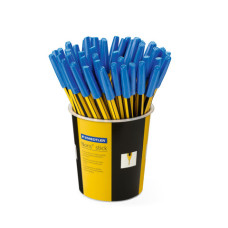 PENNA A SFERA STAEDTLER NORIS STICK PUNTA M 1 MM - IN BARATTOLO DA 50 PENNE BLU