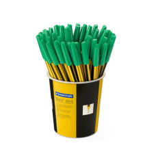 PENNA A SFERA STAEDTLER NORIS STICK PUNTA M 1 MM - IN BARATTOLO DA 50 PENNE VERDE