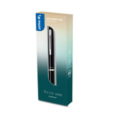 PENNA A SFERA A SCATTO PILOT ACROBALL 1000 1 MM COLORE NERO IN CONFEZIONE REGALO