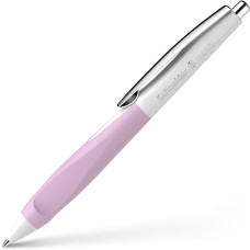 SCHNEIDER HAPTIFY PENNA A SFERA FUSTO ROSA BIANCO PUNTA MEDIA INCHIOSTRO BLU