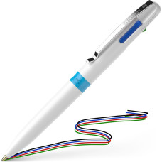 SCHNEIDER TAKE 4 PENNA A SFERA 4 COLORI FUSTO BIANCO