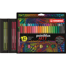 STABILO POINT MAX FINELINER ASTUCCIO 42 COLORI 48842-1-20
