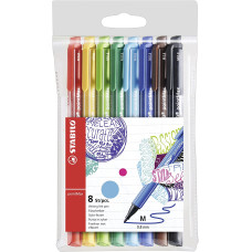 STABILO POINT MAX FINELINER ASTUCCIO 8 COLORI PASTELLO