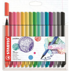 STABILO POINT MAX FINELINER ASTUCCIO 15 COLORI 48815-02