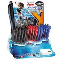 Pentel energel bl110 a scatto display 48 penne colori assortiti