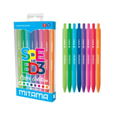 MITAMA  PENNA IN GEL  A SCATTO PUNTA MEDIA CONF. 8 COLORI