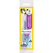 REFILL GEL PAPER MATE ERASABLE NERO  CONFEZIONE DA DUE PEZZI