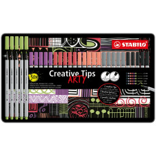 STABILO CREATIVE TIPS PASTEL SCATOLA IN METALLO 30 PEZZI
