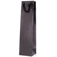 Borsa kraft portabottiglia nero cf.10 shopper