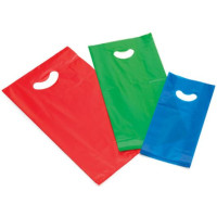 Busta shopper da banco in pe con manico a fagiolo conf. 125 pz 32x55 cm