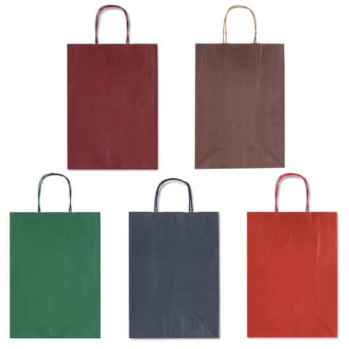 Sadoch Rex SDS46BIA Borsa In Carta - 46x49x16 Cm - Manico Ritorto, Qualità Premium Per Regali