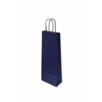 Florio borsa in carta portabottiglia blu 14x9x40 conf. 25