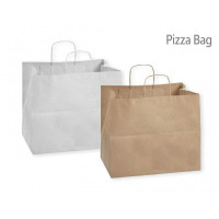 Pizza bag carta kraft bianca 37x33x33 - cf.25