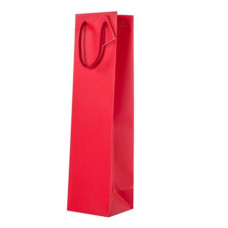 BORSA LUSSO PORTABOTTIGLIA ROSSO  CONF.10 SHOPPER