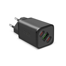 CARICATORE DA PARETE SBS GAN 1XTYPE-C 100W ULTRA FAST PD   1X TYPE-C 65W ULTRA FAST PD   1XUSB AFC 36W - BIANCO