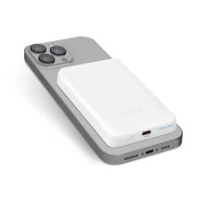 POWERBANK SBS COMPACT 5.000 MAH COMPATIBILE CON MAGSAFE TYPE C 10 W BIANCO