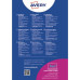 BADGE ADESIVI PER TESSUTI OVALI AVERY 85X50 MM - 10 ET/FOGLIO - STAMPANTI LASER - CONF. 20 FOGL