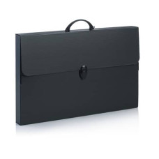 VALIGETTA IN PPL FAVORIT EVERY LINE TOTAL BLACK 56,5X36,5X5,5 CM