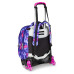 SEVEN JACK TROLLEY 3 RUOTE ZAINO SGANCIABILE SHADY DYE GIRL