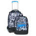 SEVEN JACK TROLLEY 3 RUOTE ZAINO SGANCIABILE QUICK GRAFFITI BOY