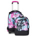 SEVEN JACK TROLLEY 3 RUOTE ZAINO SGANCIABILE QUICK GRAFFITI GIRL
