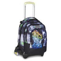 SEVEN JACK TROLLEY 3 RUOTE ZAINO SGANCIABILE SPRINT PAINT BOY