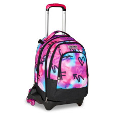 SEVEN JACK TROLLEY 3 RUOTE ZAINO SGANCIABILE SPRINT PAINT GIRL
