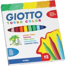 GIOTTO TURBO COLOR PENNARELLI PUNTA FINE 12 PZ