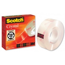 3M SCOTCH CRYSTAL SUPER TRASPARENTE 19 MM X 33M