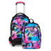 SEVEN JACK TROLLEY 3 RUOTE ZAINO DETACH WRITE DOWN GIRL