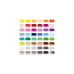 BRUSHMARKER PENNARELLO PANTONE BRUSH DOPPIA PUNTA SCALPELLO CONF.48 PZ