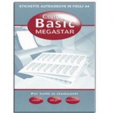 MEGASTAR SCAT.700 ETICHETTE PER LASER 190X38,7