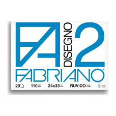 FABRIANO F2 ALBUM DISEGNO  24X33  RUVIDO