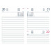 AGENDA 2027 GIORNALIERA SAB/DOM ABBINATI 11X16,5 CM BLU AGENDA 2027 GIORNALIERA SAB/DOM ABBINATI 11X16,5 CM BLU