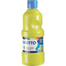 GIOTTO TEMPERA PRONTA ACRILICA IN BOTTIGLIA DA 500ML GIALLO