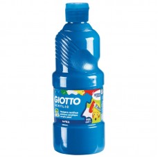 GIOTTO TEMPERA PRONTA ACRILICA IN BOTTIGLIA DA 500ML CIANO